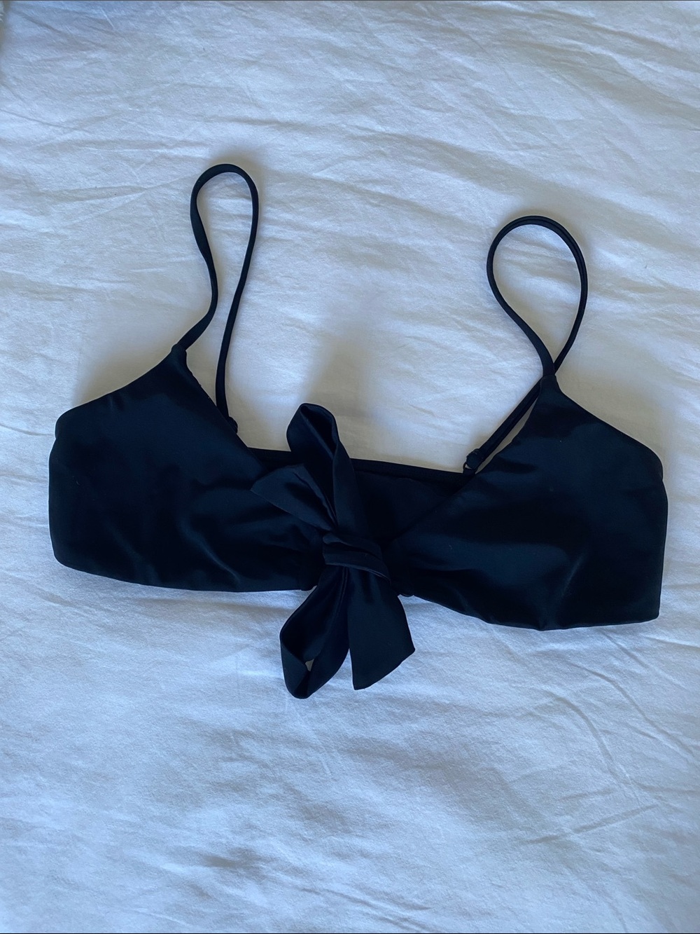 PacSun Black Knot-Side Bikini Top